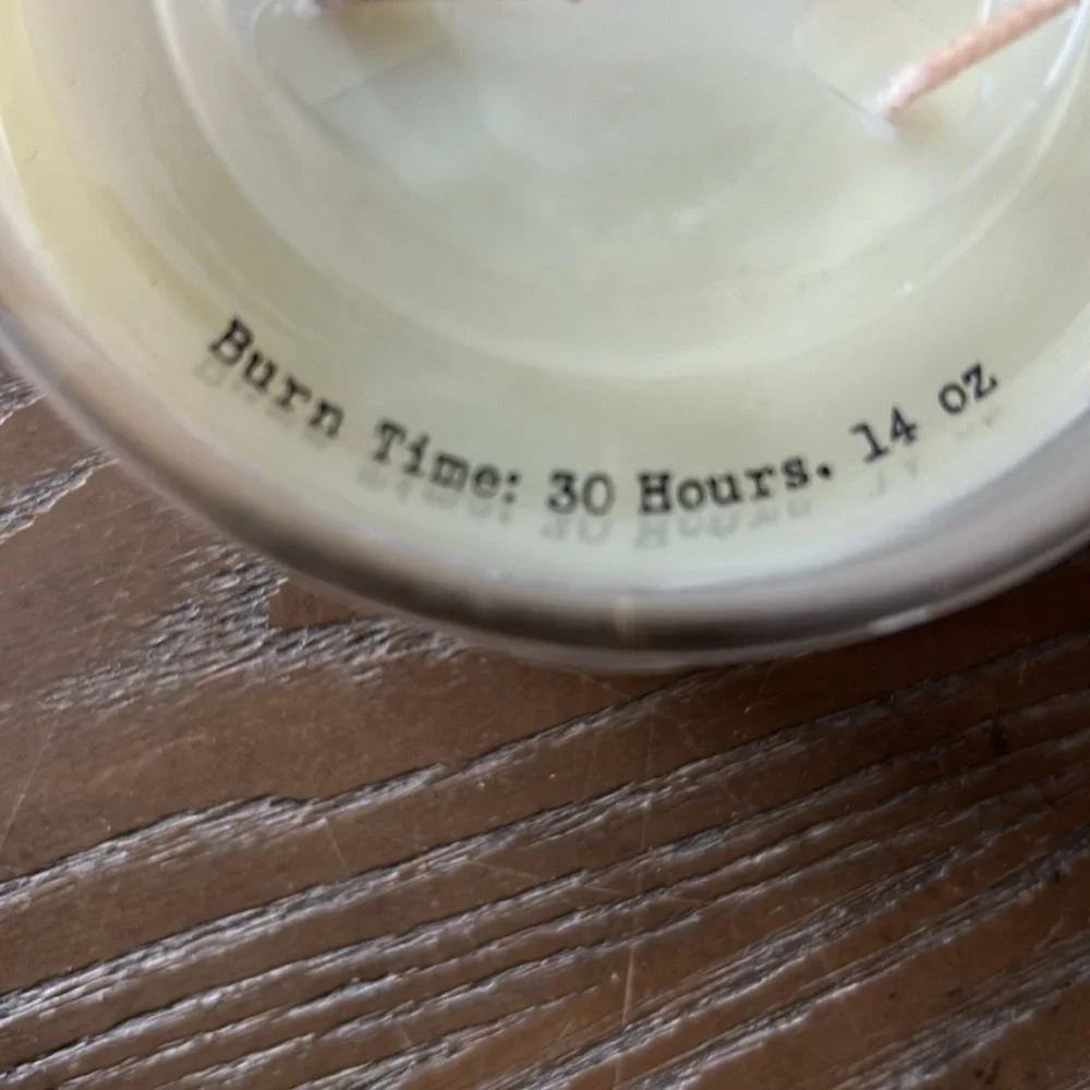 NEW! Soy 3 Wick No Bad Days Motivational Glass Candle Sea Salt & Sage